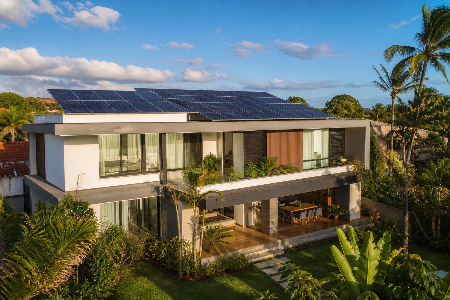 Instalação de sistema fotovoltaico
